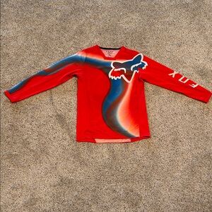 Fox Red and Blue Youth Jersey